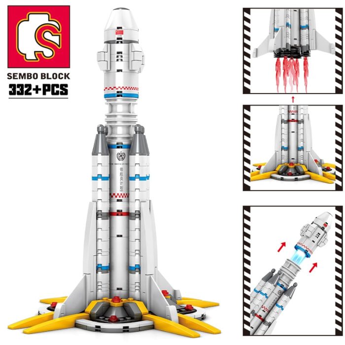 Sembo Aerospace The Carrier Rocket Lepin Lepin Store