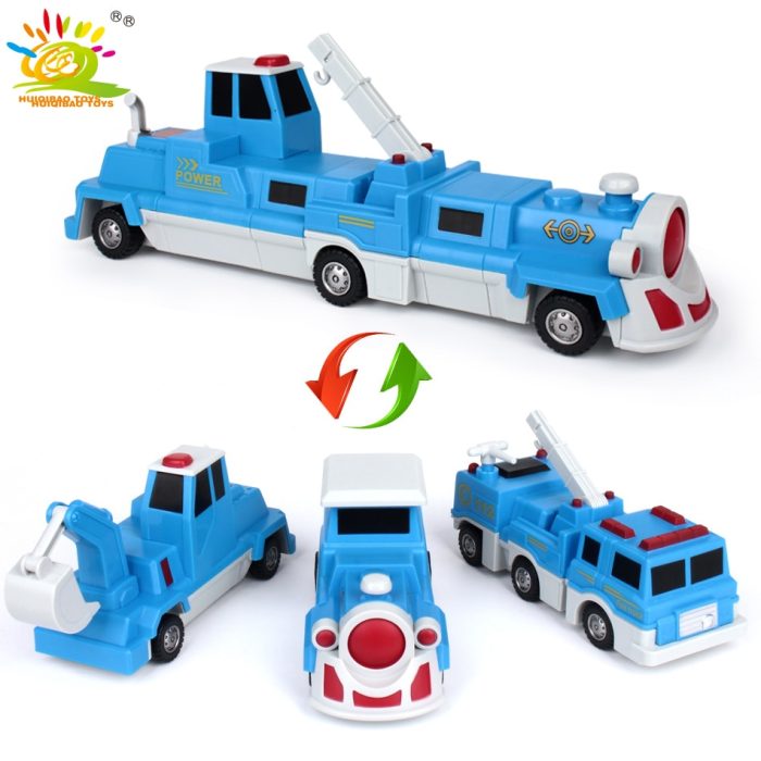 10PCS Construction Engineering Excavator Magnetic Building Blocks DIY Magic Train Truck Vehicle Educational Toys For Children 1 - LEPIN LEPIN Store