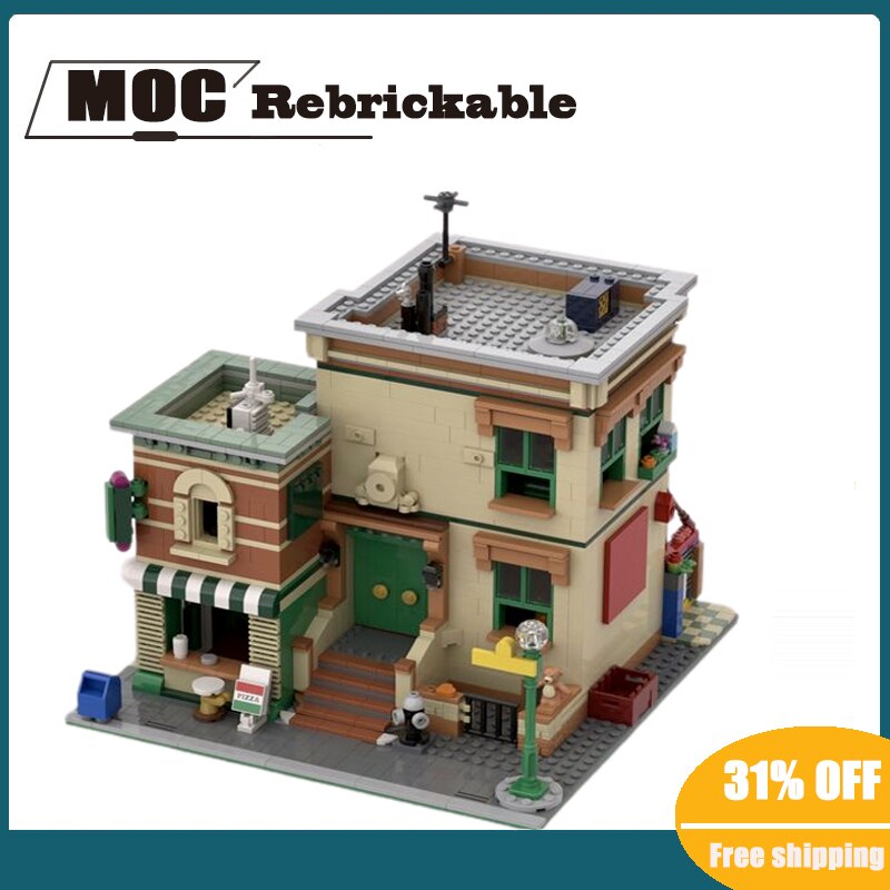 MOC Modular Building Street View Moc Modular Building Sesame