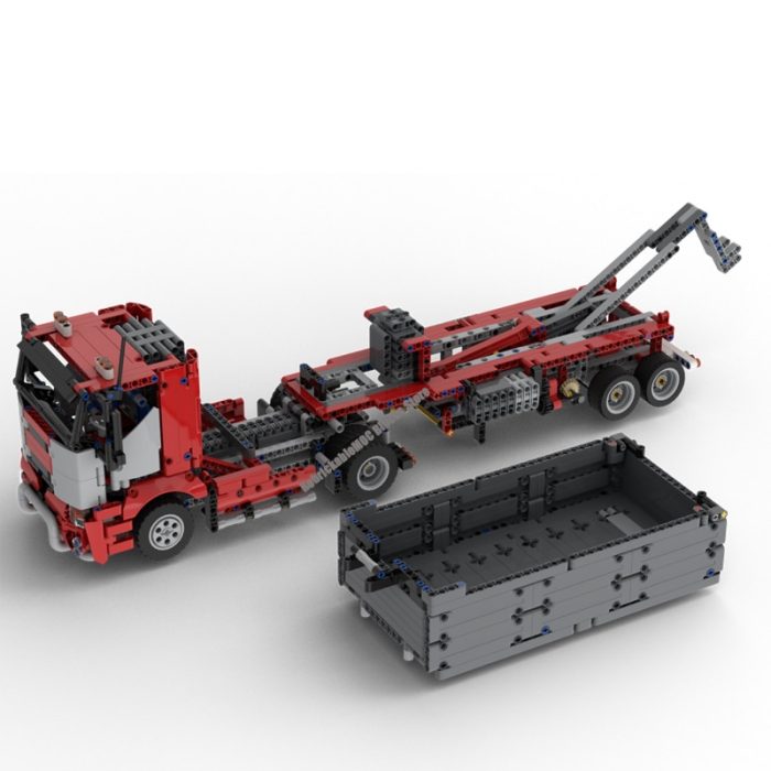 1411PCS MOC Engineering Container Tractor Hitch Semi Trailer Dump Truck technology DIY ChildrenToy Christmas buildingBlocks Gift 1 - LEPIN LEPIN Store