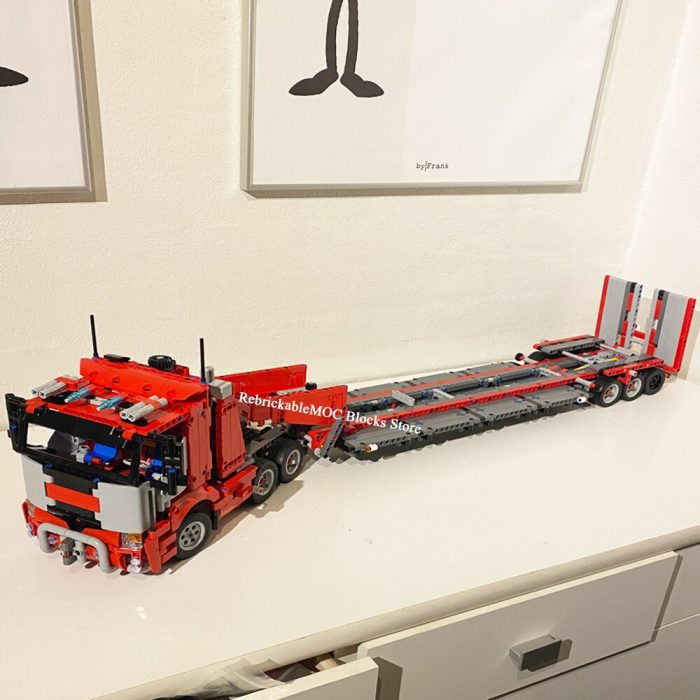 1797PCS Engineering Container Tractor Heavy Duty Truck Trailer Tower Head technology DIY ChildrenToy Christmas Blocks MOC 1 - LEPIN LEPIN Store