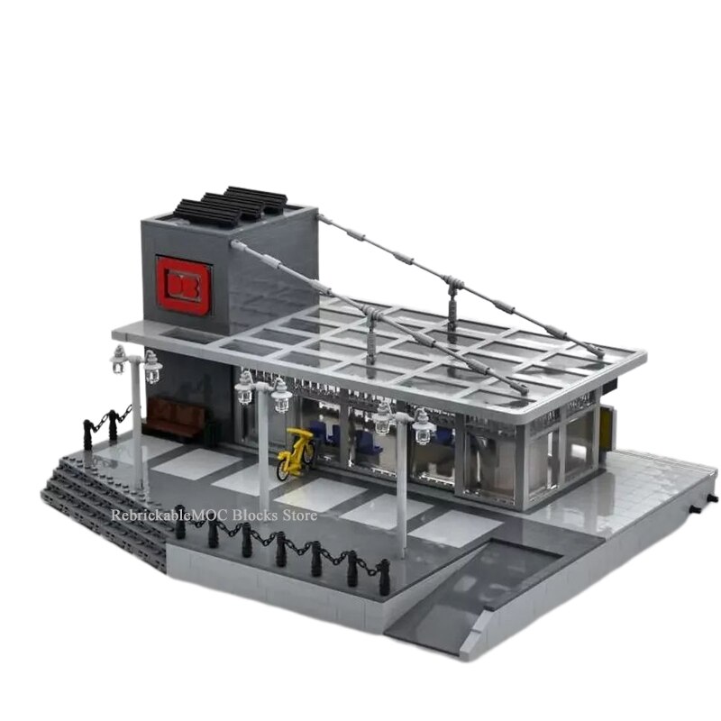 MOC Modular Bulding Modern Train Station LEPIN LEPIN Store