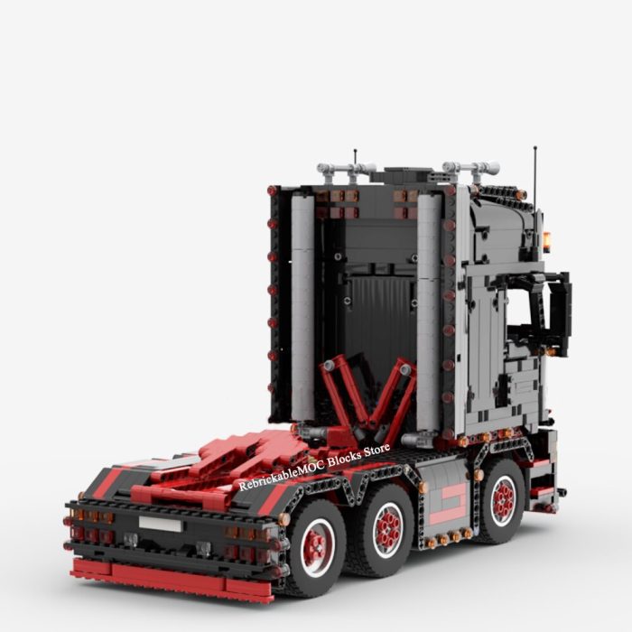 2484PCS Scania Truck R 620 Heavy Duty Trailer Tower Head Engineering Vehicle Remote Control Blocks Model 3 - LEPIN LEPIN Store