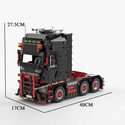 2484PCS Scania Truck R 620 Heavy Duty Trailer Tower Head Engineering Vehicle Remote Control Blocks Model 5 - LEPIN LEPIN Store