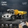 3067Pcs City Remote Control Articulated Dump Truck Car Building Blocks RC Engineering Vehicle Bricks Toys For - LEPIN LEPIN Store