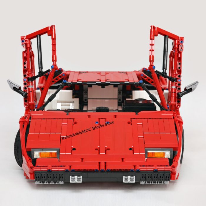 3167PCS red 1974 Countach LP400 classic retro supercar static version racing technology ChildrenToy Christmas buildingBlocksGift 1 - LEPIN LEPIN Store
