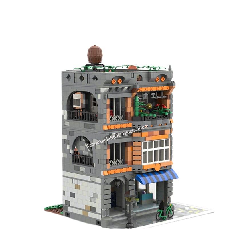 MOC Modular Building Street View Model Moc Modular Building Pastry Shop Model LEPIN LEPIN Store