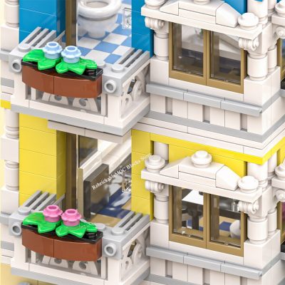 3446PCS Hot Sale Street View Modular Building Corner Cafe Pet Shop and House DIY Children Toy 4 - LEPIN LEPIN Store