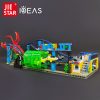 37400 JIESTAR Moc Underwater Deeplift Roller Coaster Amusement Park Playground Brick Model Building Blocks Girls Toys - LEPIN LEPIN Store