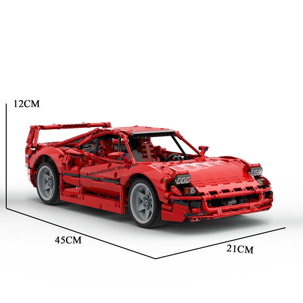 High-tech Mini Cabriolet Sport Bouwstenen Compatible With Lego