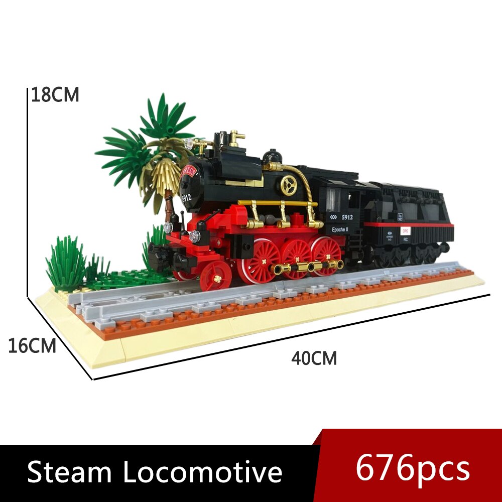 MOC-City Engineering Series Modular Steam Train Model, DIY Idéias