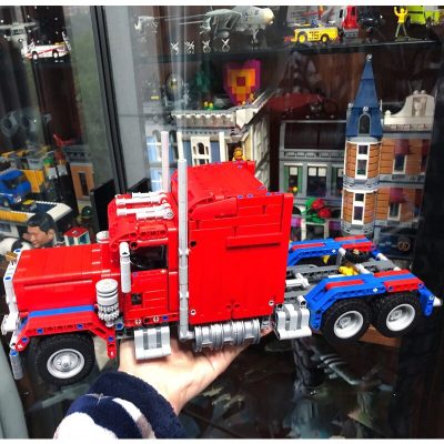 845PCS MOC 6x4 Peterbilt 379 engineering container tractor trailer tower head technology DIY children toys gift 3 - LEPIN LEPIN Store