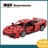 854PCS MOC 1 16 classic city supercar 488 pista static version technology racing DIY Children Toy - LEPIN LEPIN Store