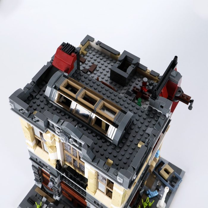 89102 Jiestar Creative Expert Moc Street View Ruin Doomsday Bank 2836Pcs Brick Modular House Model Building 3 - LEPIN LEPIN Store