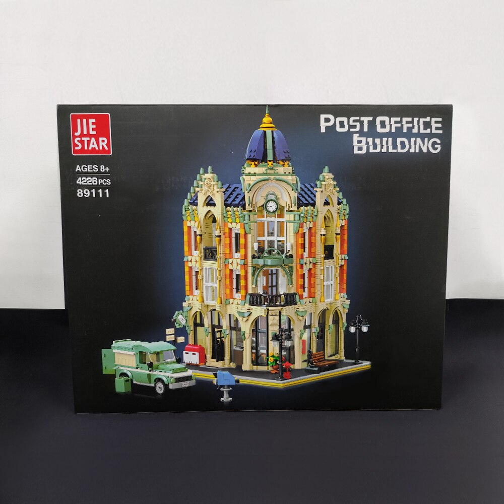 日本製品 Building Blocks City Street Corner Post Office Bricks