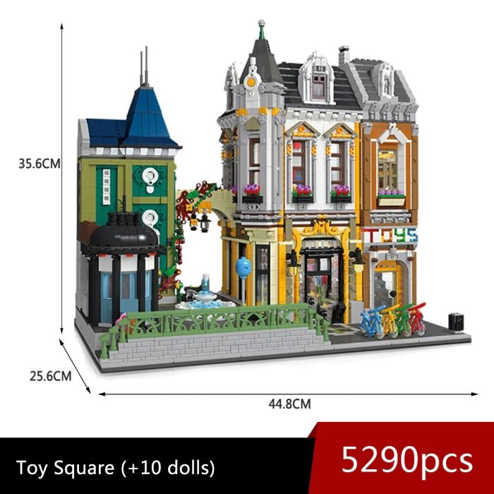 89112 Jiestar Creative Expert Moc City Street View Toys Store Afol Square Brick Modular House Building 5 - LEPIN LEPIN Store