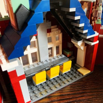 89123 JIESTAR Creative Expert Ideas City Street View Moc Red Brick University Brick Modular House Building 5 - LEPIN LEPIN Store