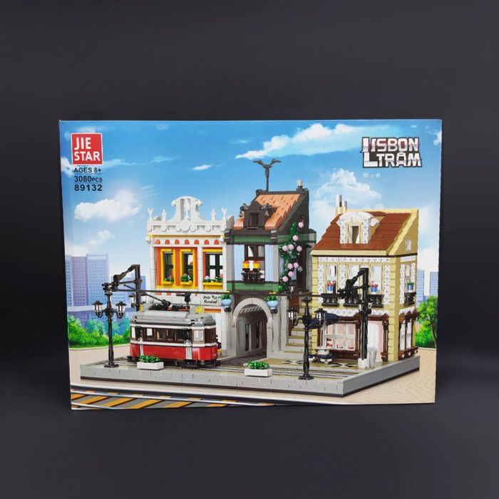 89132 JIESTAR Creative Expert City Moc Street View Orient Train Station Bricks Modular House Building Blocks 4 - LEPIN LEPIN Store