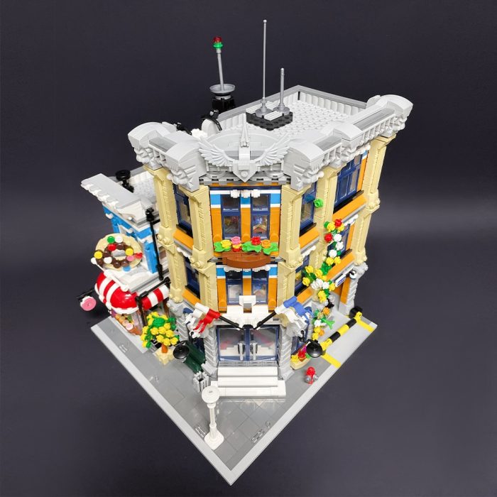 89134 JIESTAR Creative Expert Street View Police Station Moc Bricks Moduler House Building Blocks Model Toys 2 - LEPIN LEPIN Store