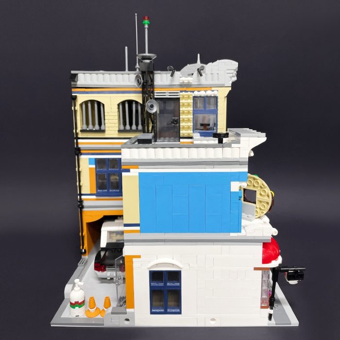 89134 JIESTAR Creative Expert Street View Police Station Moc Bricks Moduler House Building Blocks Model Toys 5 - LEPIN LEPIN Store