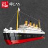 92026 Jiestar Ideas Ship Moc Titanic Cruise Ship Boat Brick Hot Movie Technical Model Building Blocks - LEPIN LEPIN Store