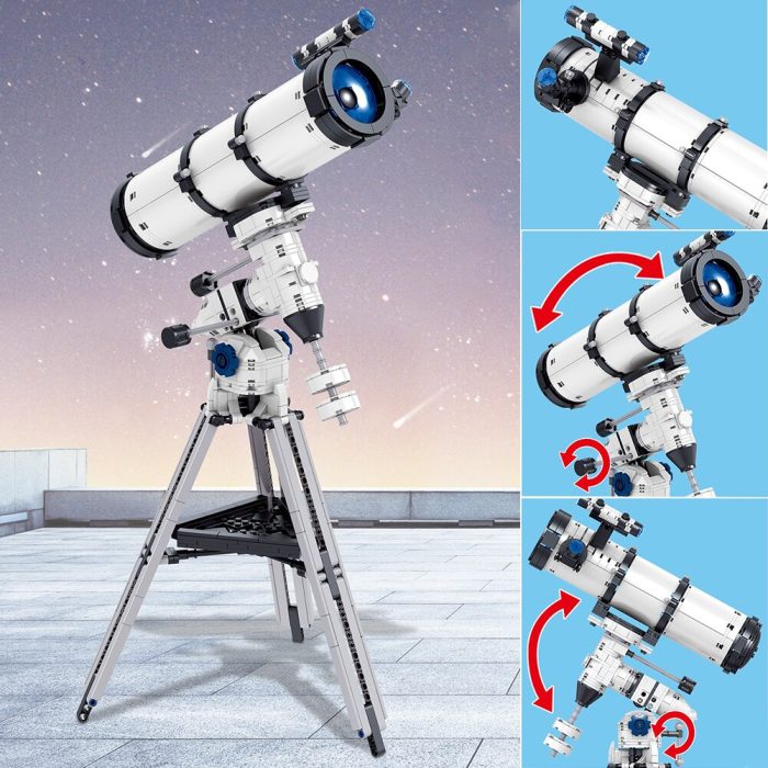 BZDA 751Pcs Mini Bricks Astronomical Educational Telescope Model Astronomy Enthusiasts Must have Children s Toy Collection 1 - LEPIN LEPIN Store