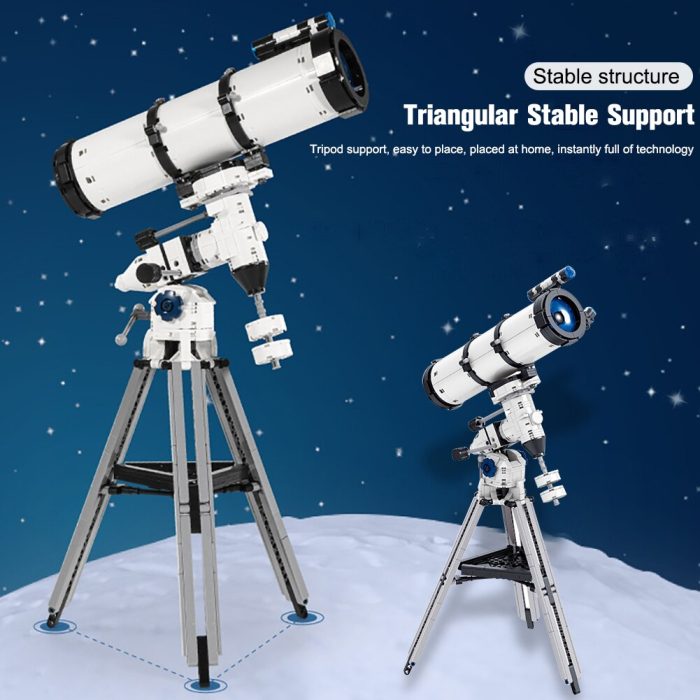 BZDA 751Pcs Mini Bricks Astronomical Educational Telescope Model Astronomy Enthusiasts Must have Children s Toy Collection 3 - LEPIN LEPIN Store