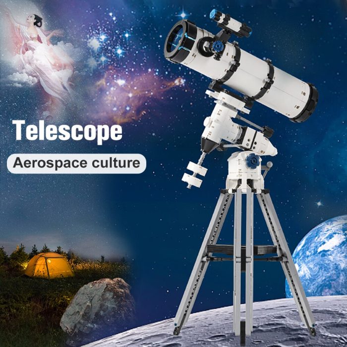 BZDA 751Pcs Mini Bricks Astronomical Educational Telescope Model Astronomy Enthusiasts Must have Children s Toy Collection 4 - LEPIN LEPIN Store