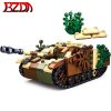 BZDA Military Tank Building Blocks Weapon War Set Chariot WW2 Soldiers Model Bricks Kids Toys Boys - LEPIN LEPIN Store