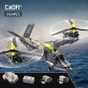 Cada 1424pcs Weapon RC Rotorcraft Fighter Building Blocks City Remote Control Airplane Helicopter Bricks Toys Boys - LEPIN LEPIN Store