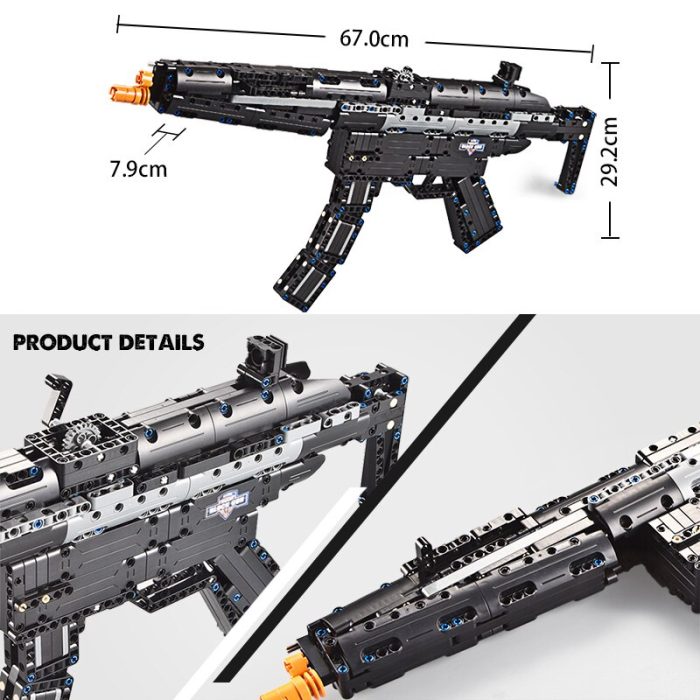 Cada 617PCS weapon Gun Model Building Blocks Military City Gun Bricks Toys For Children Gifts 3 - LEPIN LEPIN Store