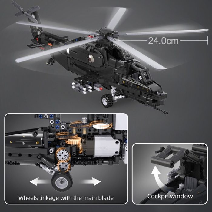 Cada 989pcs City Police Weapon RC Helicopter Aircraft Airplane Bricks Military Fighter 10 Building Blocks Toys 3 - LEPIN LEPIN Store