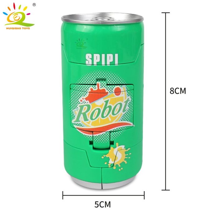 HUIQIBAO 2in1 Transformation Soda Can Robot Deformation Action Figures Classic Deformed Toys For Kids Children Boy 1 - LEPIN LEPIN Store