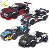 HUIQIBAO City Speed Champions Car Building Blocks Luxury Auto Racing Vehicle with Super Racers Bricks Toys - LEPIN LEPIN Store