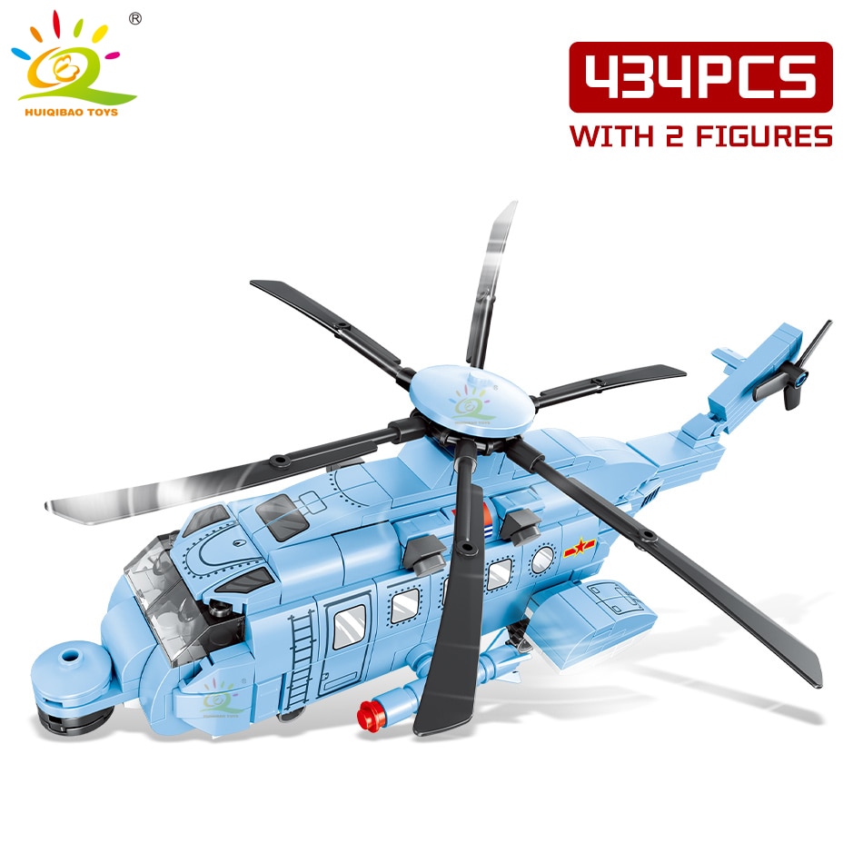 HUIQIBAO HQB9026 Military Army Fighter Airship - LEPIN LEPIN Store