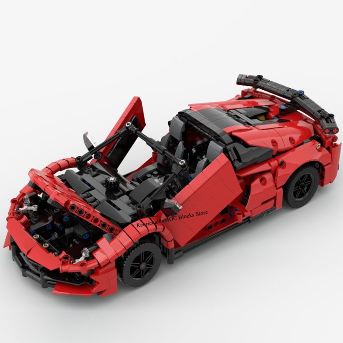 MOC 1 14 classic city technology supercar static Aventador svj convertible racing DIY ChildrenToy Christmas building 1 - LEPIN LEPIN Store