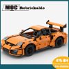 NEW 1066PCS MOC 1 16 classic city supercar 911 GT3 RS static version racing technology DIY - LEPIN LEPIN Store