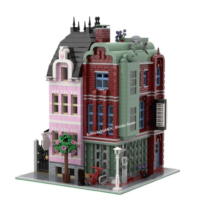 NEW Custom MOC 3007PCS Hot Sale Street View Model Modular Building Music shop DIY Children Toy 1 - LEPIN LEPIN Store