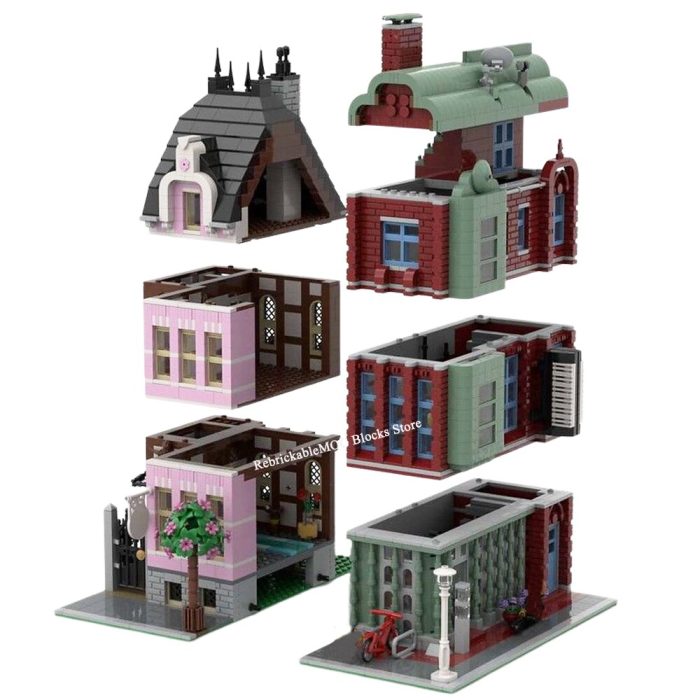 NEW Custom MOC 3007PCS Hot Sale Street View Model Modular Building Music shop DIY Children Toy 5 - LEPIN LEPIN Store