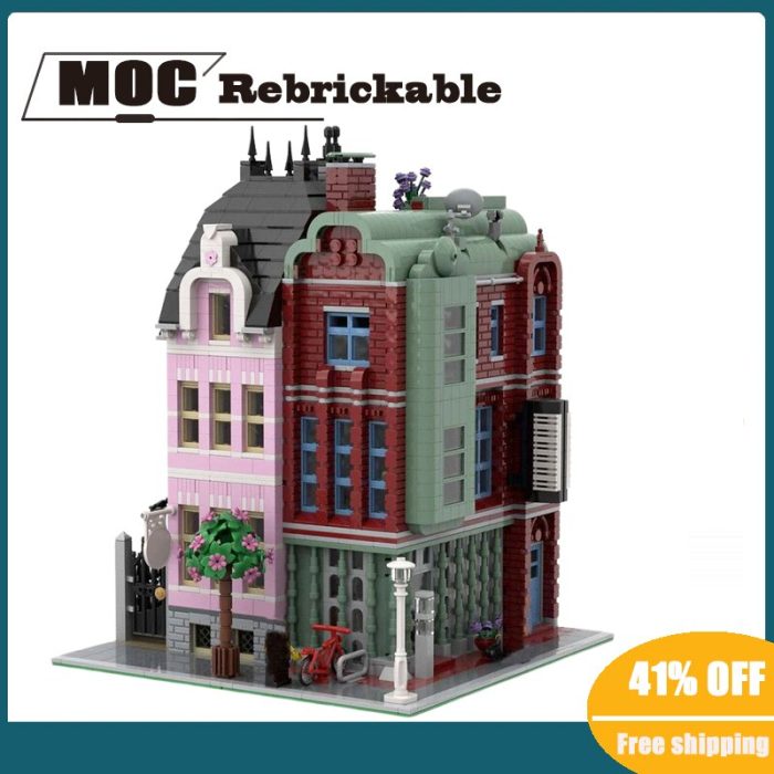 NEW Custom MOC 3007PCS Hot Sale Street View Model Modular Building Music shop DIY Children Toy - LEPIN LEPIN Store