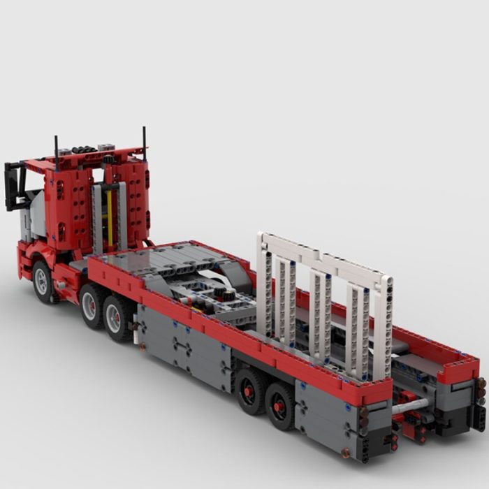 NEW MOC 8x4 Engineering Container Tractor Dump Truck Trailer Tower Head technologyCar DIY ChildrenToy Christmas buildingBlocks 4 - LEPIN LEPIN Store