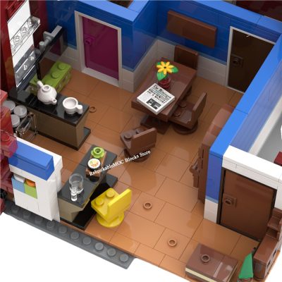 New 3907PCS Hot Sale Street View Moc Old Town Post Office Apartments Model DIY Children s 2 - LEPIN LEPIN Store