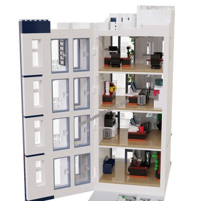 New 3960PCS Hot Street View Moc modular building Modern District Model DIY children s toys gift 2 - LEPIN LEPIN Store