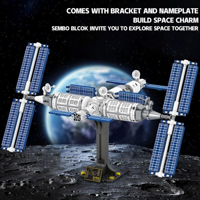 SEMBO 371PCS International Space Station Building Blocks Early Learning Science Educational DIY Bricks Gifts Toys For 1 - LEPIN LEPIN Store