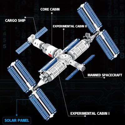 SEMBO 371PCS International Space Station Building Blocks Early Learning Science Educational DIY Bricks Gifts Toys For 2 - LEPIN LEPIN Store