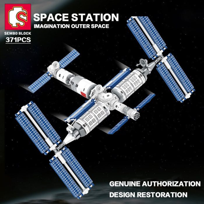 SEMBO 371PCS International Space Station Building Blocks Early Learning Science Educational DIY Bricks Gifts Toys For - LEPIN LEPIN Store