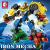 SEMBO 4 IN 1 Deformation Car Building Blocks Transformation Rotots Vehicle Bricks Playsets Toys Gifts 1 - LEPIN LEPIN Store