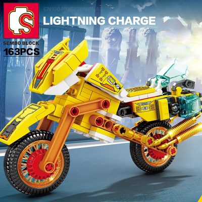 SEMBO 4 IN 1 Deformation Car Building Blocks Transformation Rotots Vehicle Bricks Playsets Toys Gifts 4 - LEPIN LEPIN Store