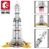 SEMBO Aerospace The Carrier Rocket Building Blocks Space Shuttle Early Learning Science Exploration DIY Bricks Gifts - LEPIN LEPIN Store