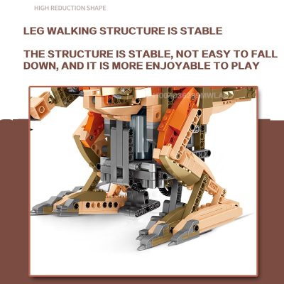 SEMBO BLOCK 1063PCS Child Toy Dinosaur RC Building Blocks Remote Control App Controlled Bricks Young Children 3 - LEPIN LEPIN Store